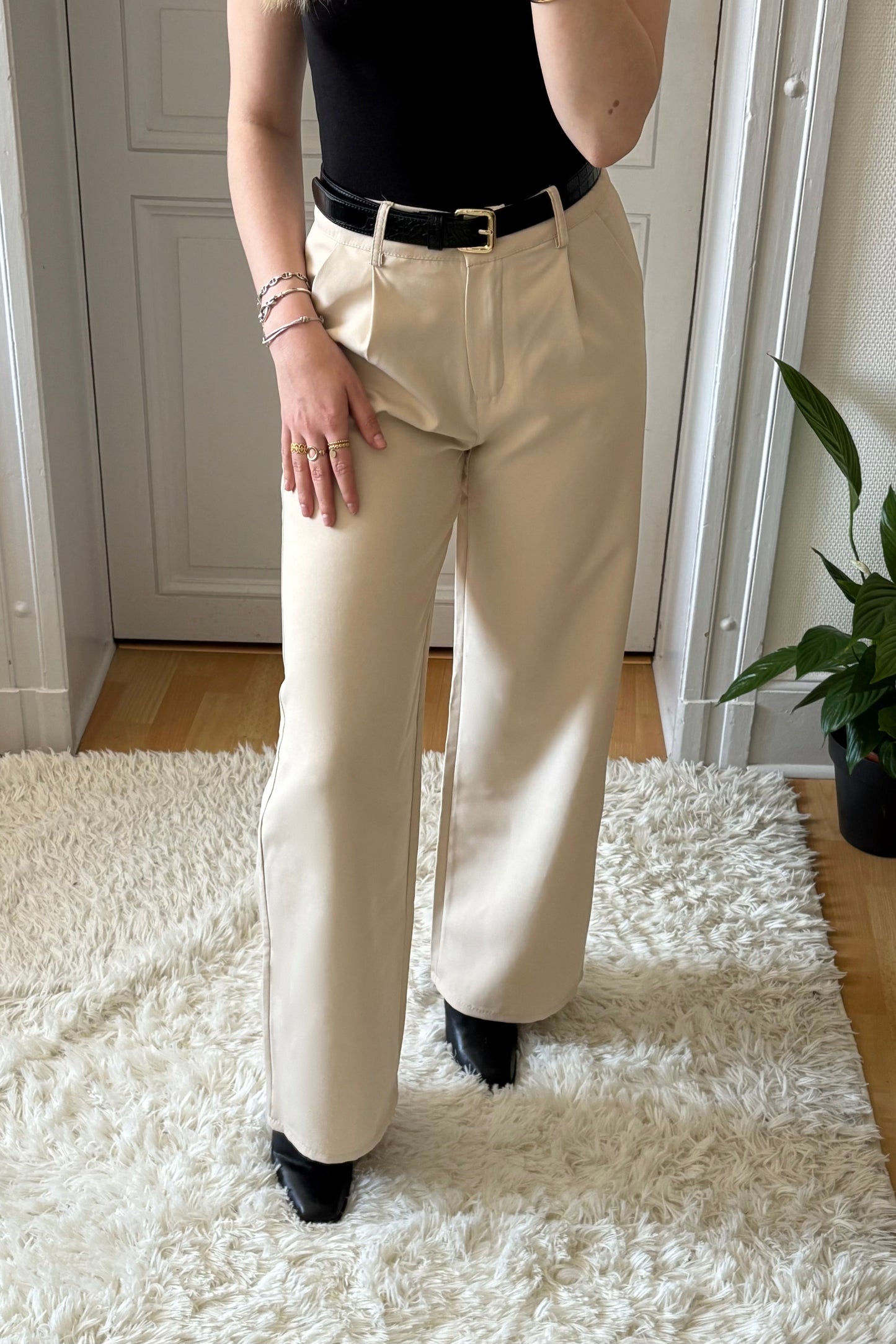 Pantalon beige Oxane