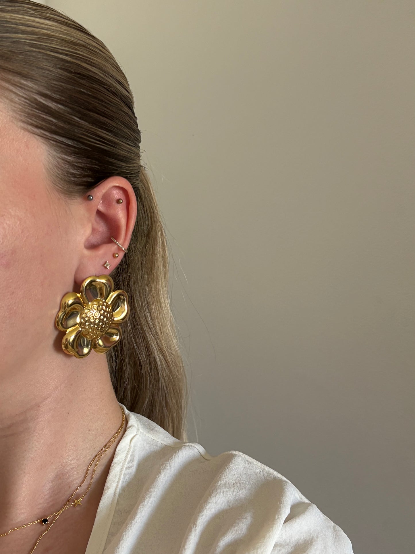 Boucles d'oreilles Fleur
