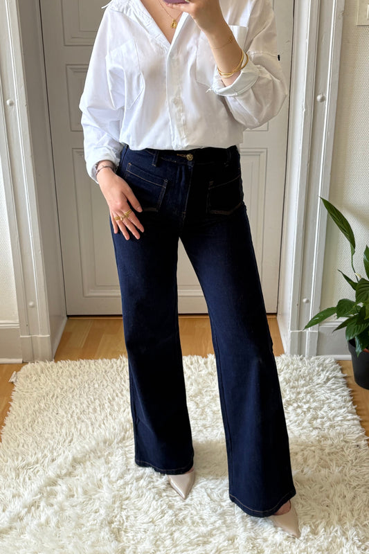 Jean large marine