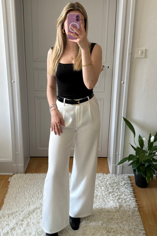 Pantalon blanc Oxane